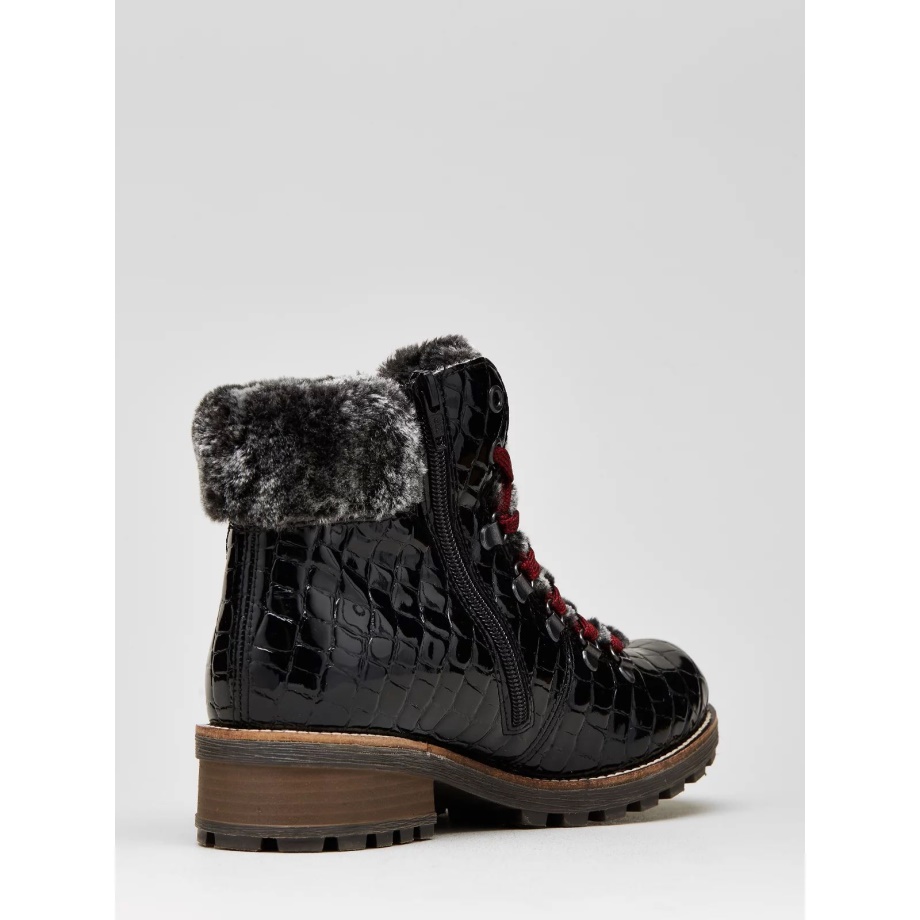 Czarne Buty Trekkingowe Rieker Croc