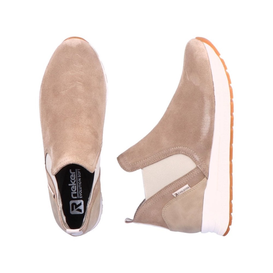 Rieker Beżowy R-evolution 40860 Buty Damskie