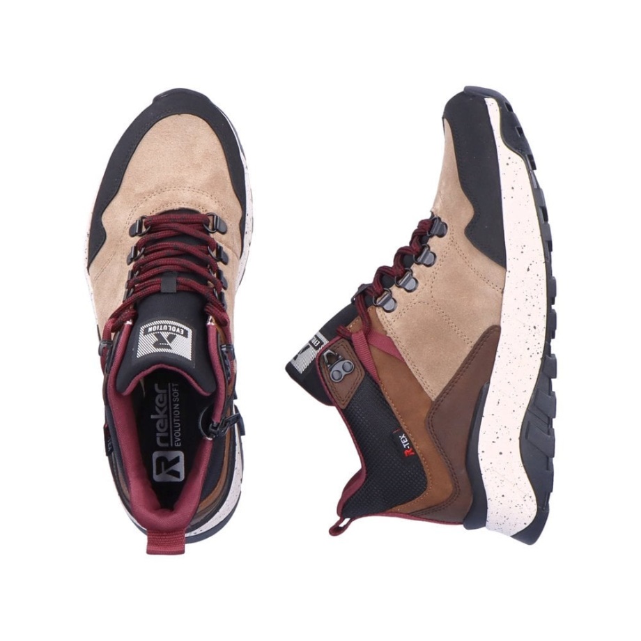 Rieker Beżowy R-evolution W0062 Buty Damskie