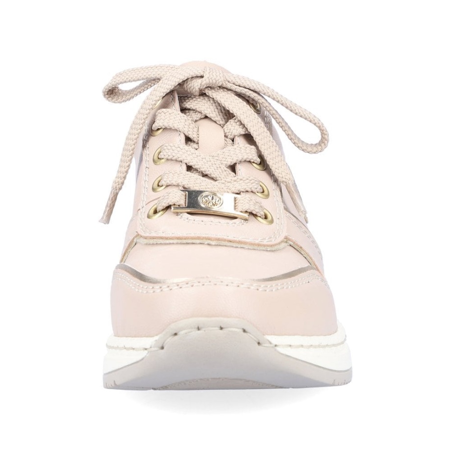 Beige Rieker N4349 Women Shoes