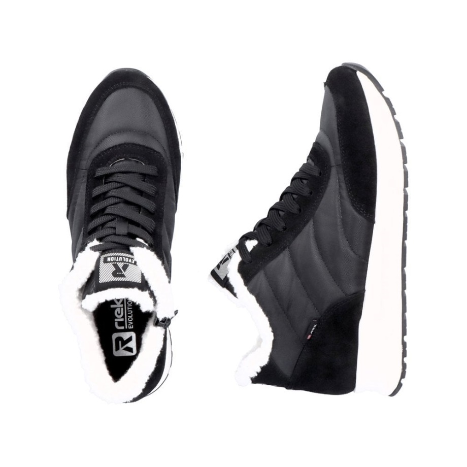 Rieker R-evolution 40861 Czarne Kozaki Damskie