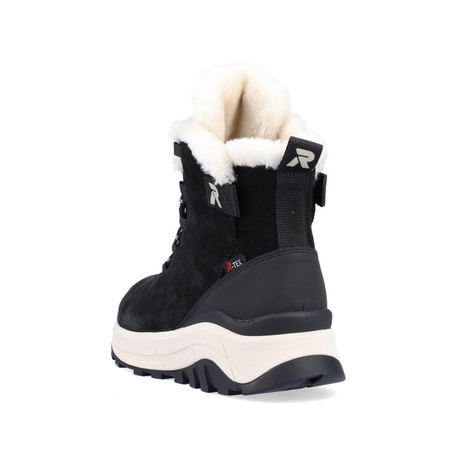 Rieker R-evolution W0060 Czarne Kozaki Damskie