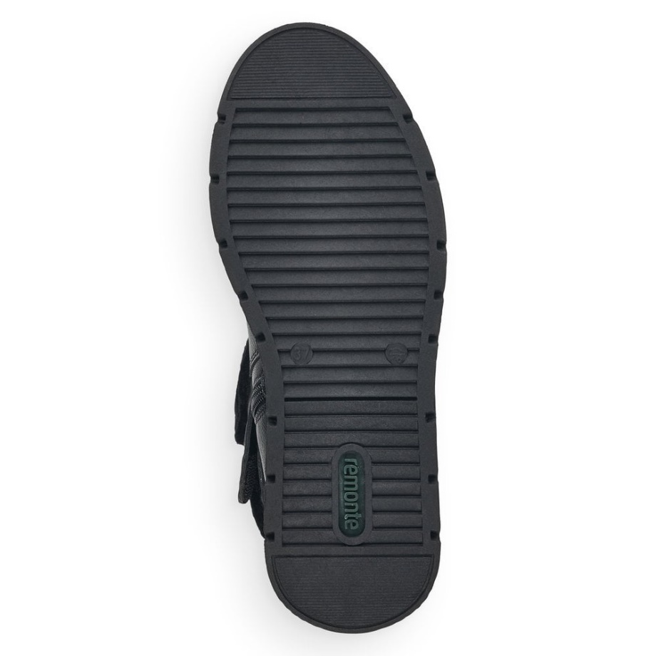 Rieker Czarne Remonte D3976 Buty Damskie