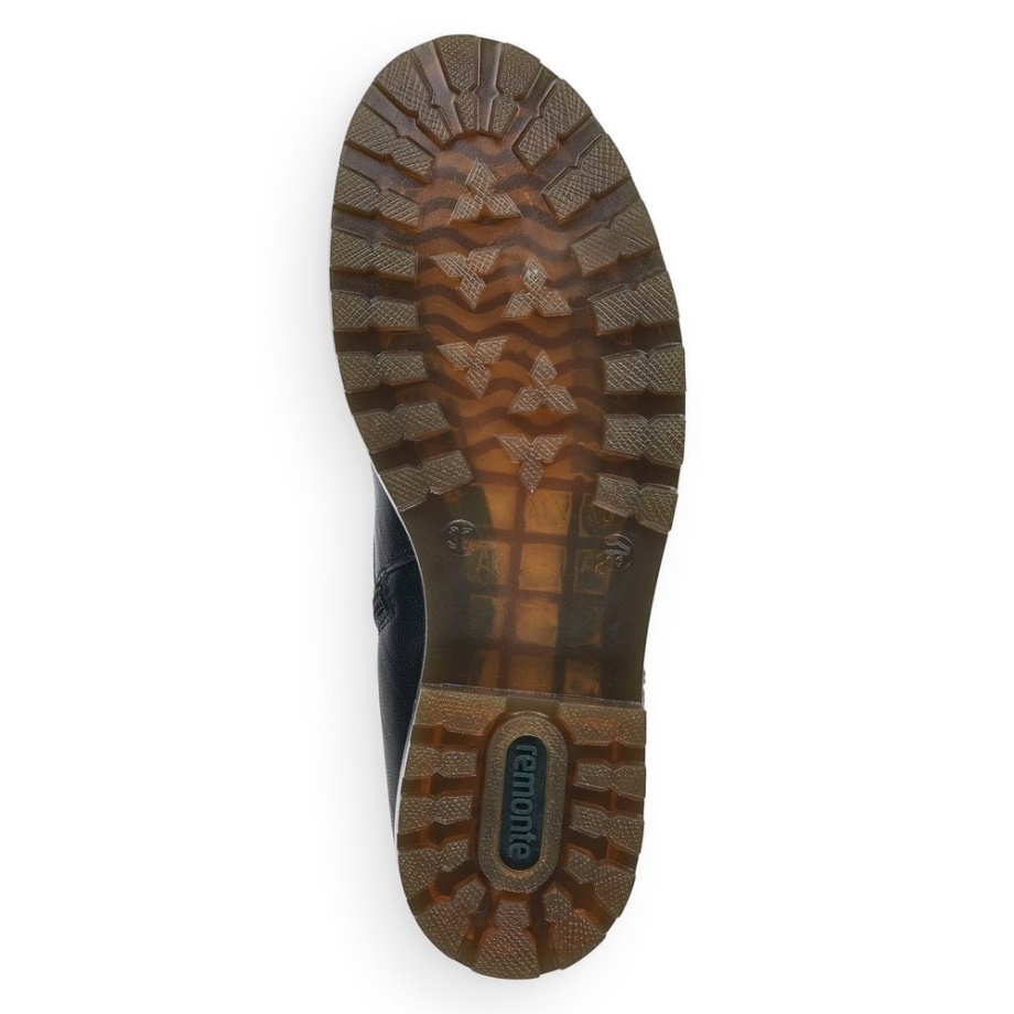 Rieker Czarne Remonte D8478 Damskie Buty