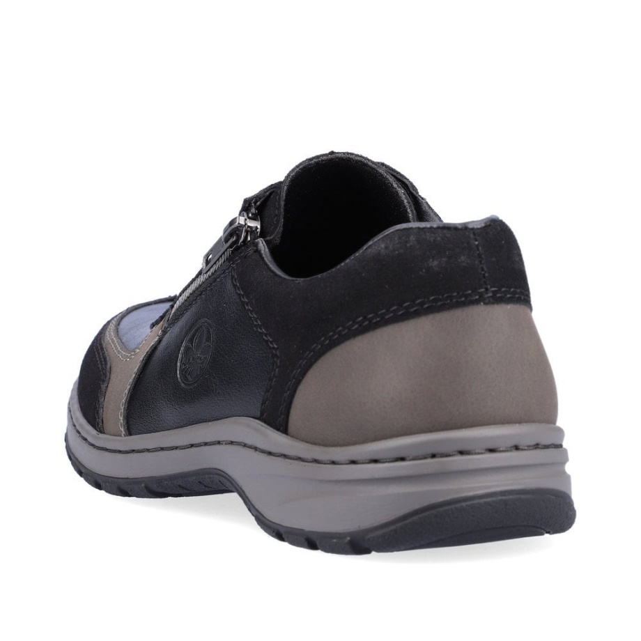 Czarne Buty Męskie Rieker 03322
