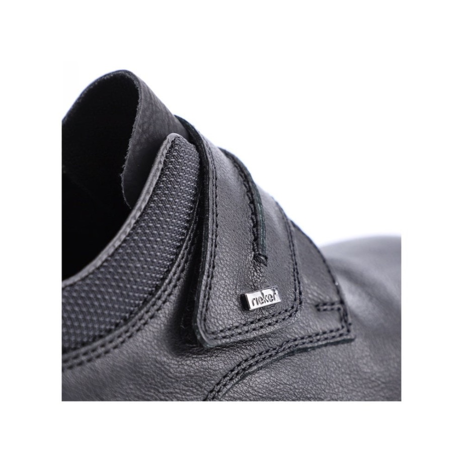 Czarne Buty Męskie Rieker 05358