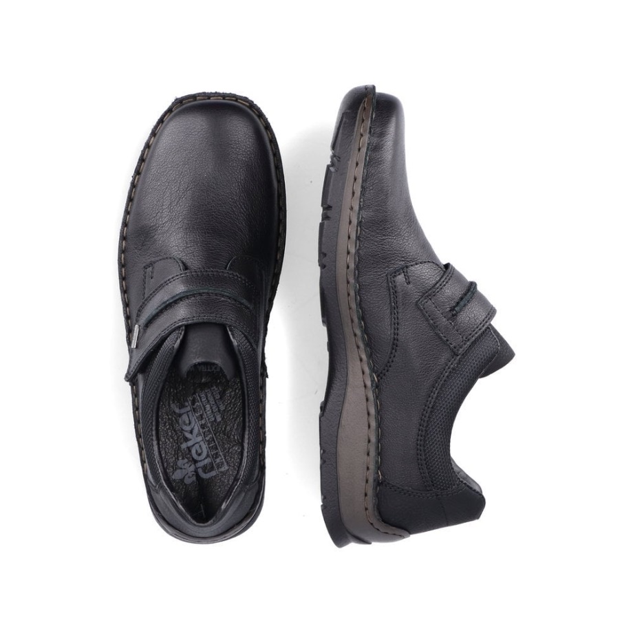 Czarne Buty Męskie Rieker 05358