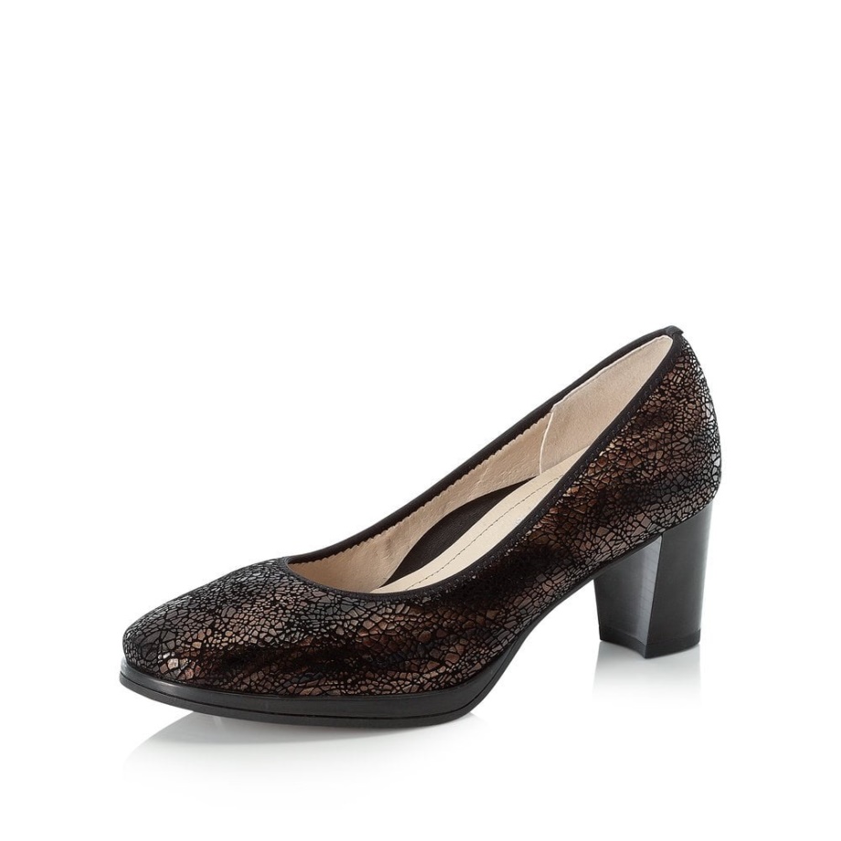 Czarne Buty Damskie Rieker 49560