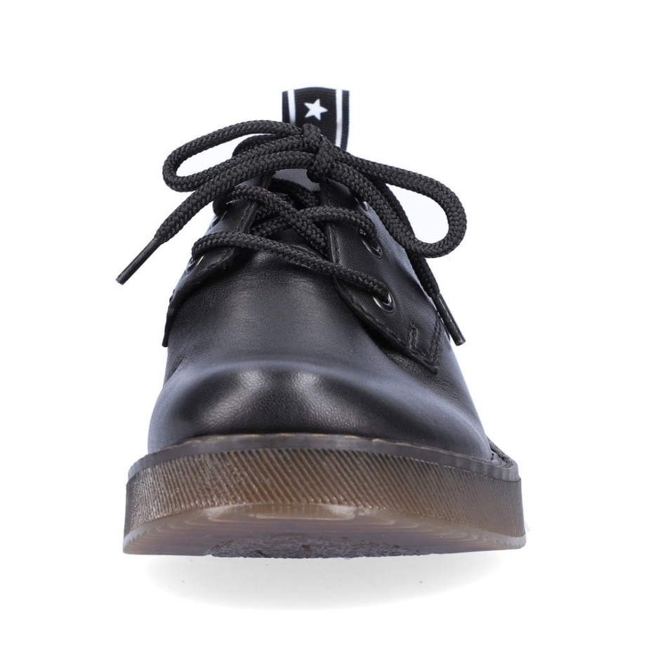 Czarne Buty Damskie Rieker 72000