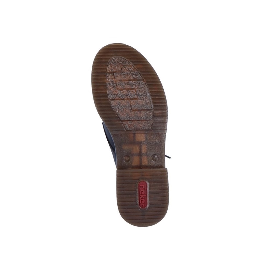 Czarne Buty Damskie Rieker 72000