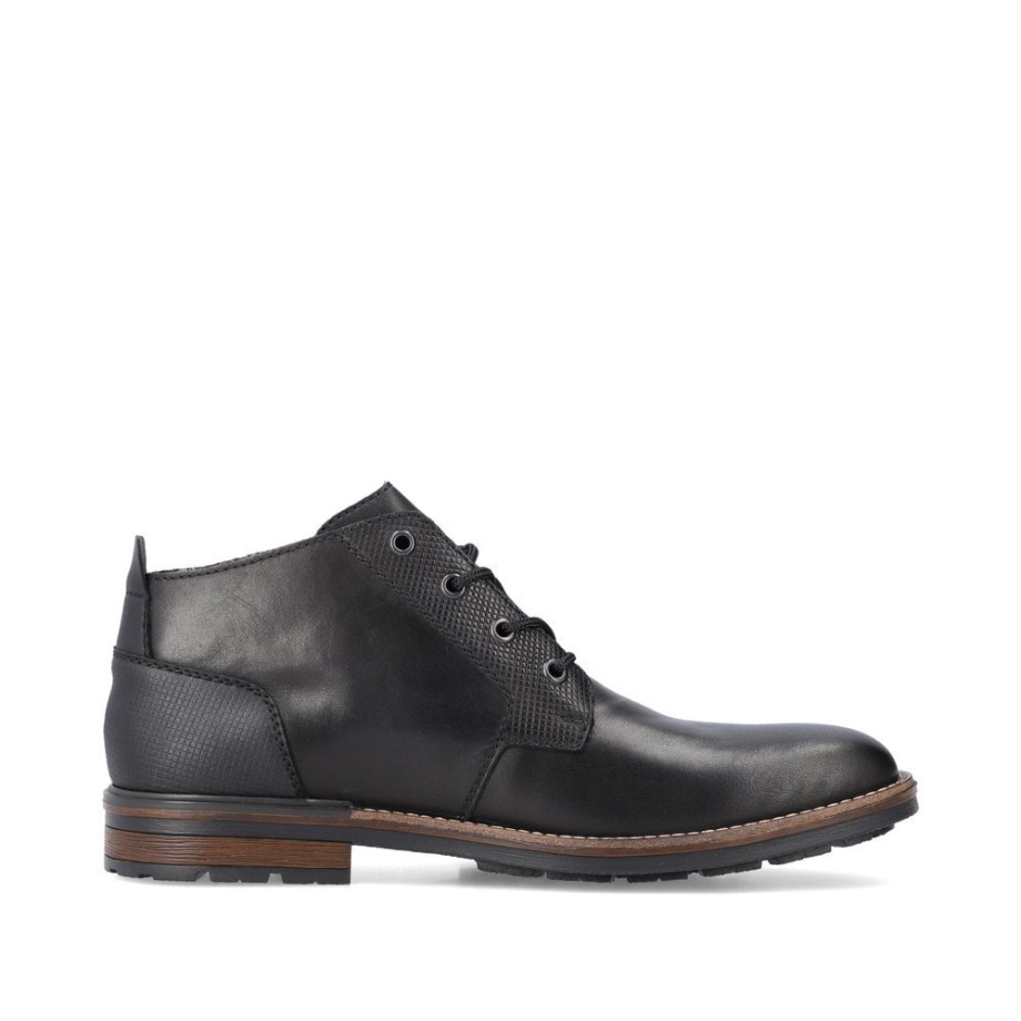 Czarne Buty Męskie Rieker B1322