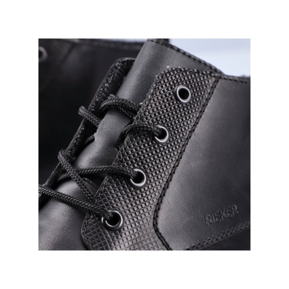 Czarne Buty Męskie Rieker B1322