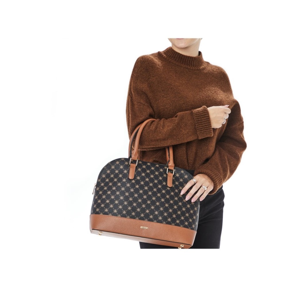 Czarny Rieker H1401-00 Damska Czarna Torba Na Suwak