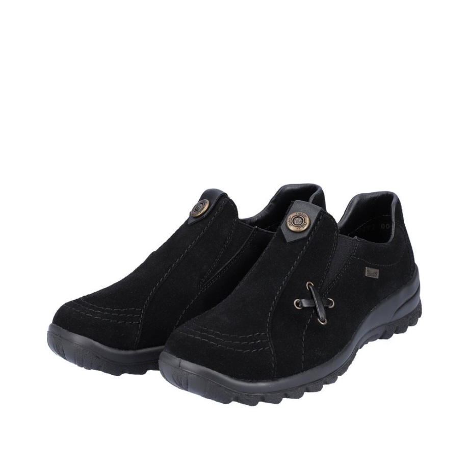 Czarne Buty Damskie Rieker L7171