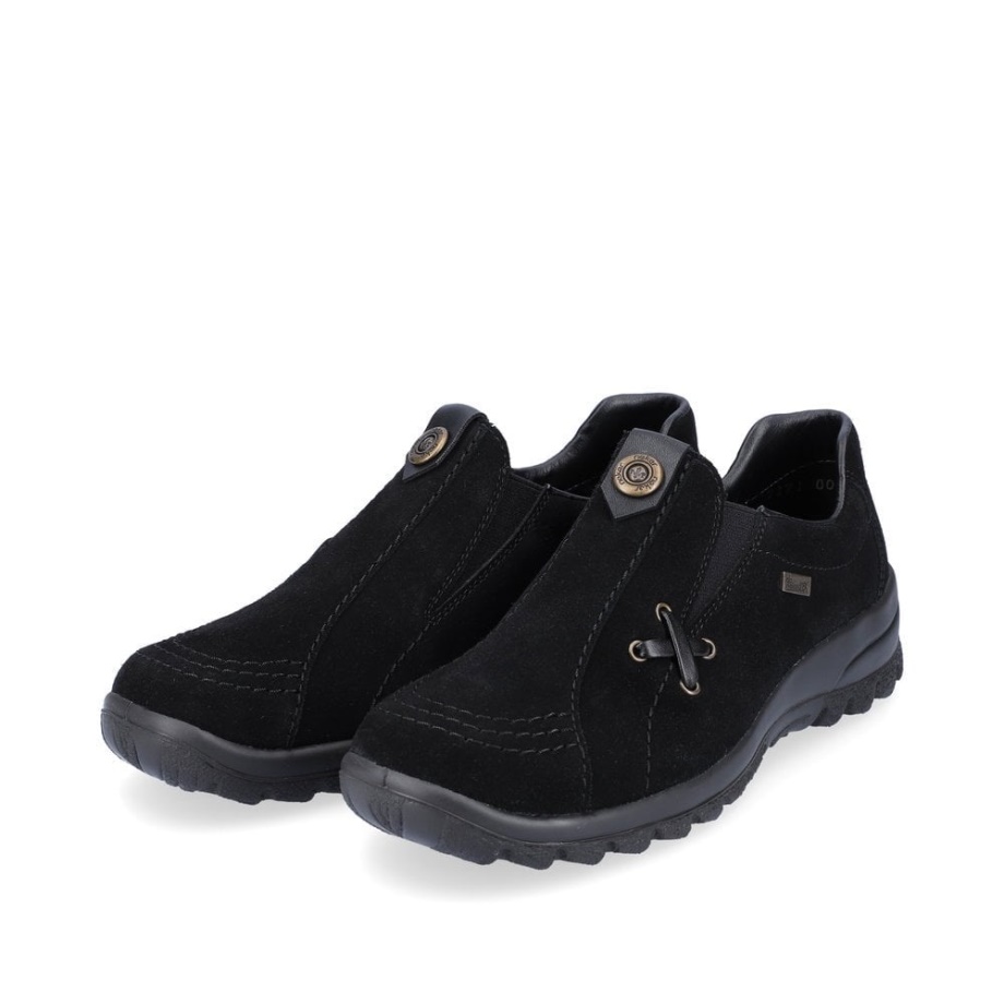 Czarne Buty Damskie Rieker L7171