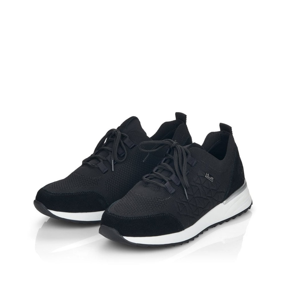 Czarne Damskie Buty Rieker N8010