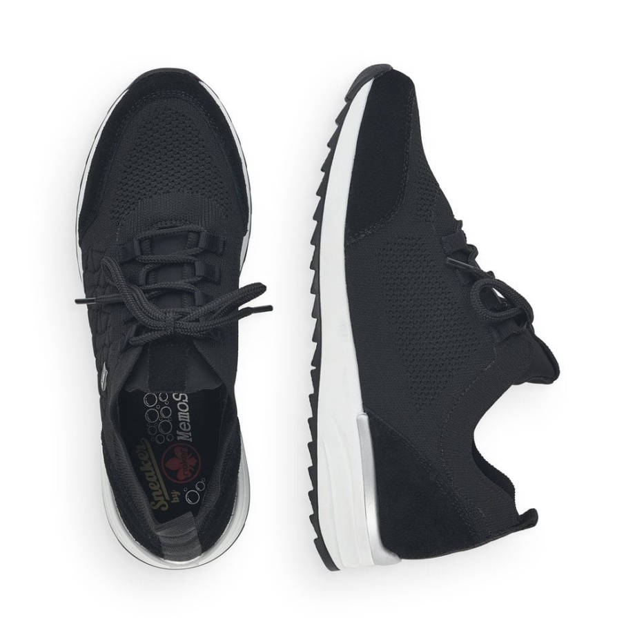 Czarne Damskie Buty Rieker N8010