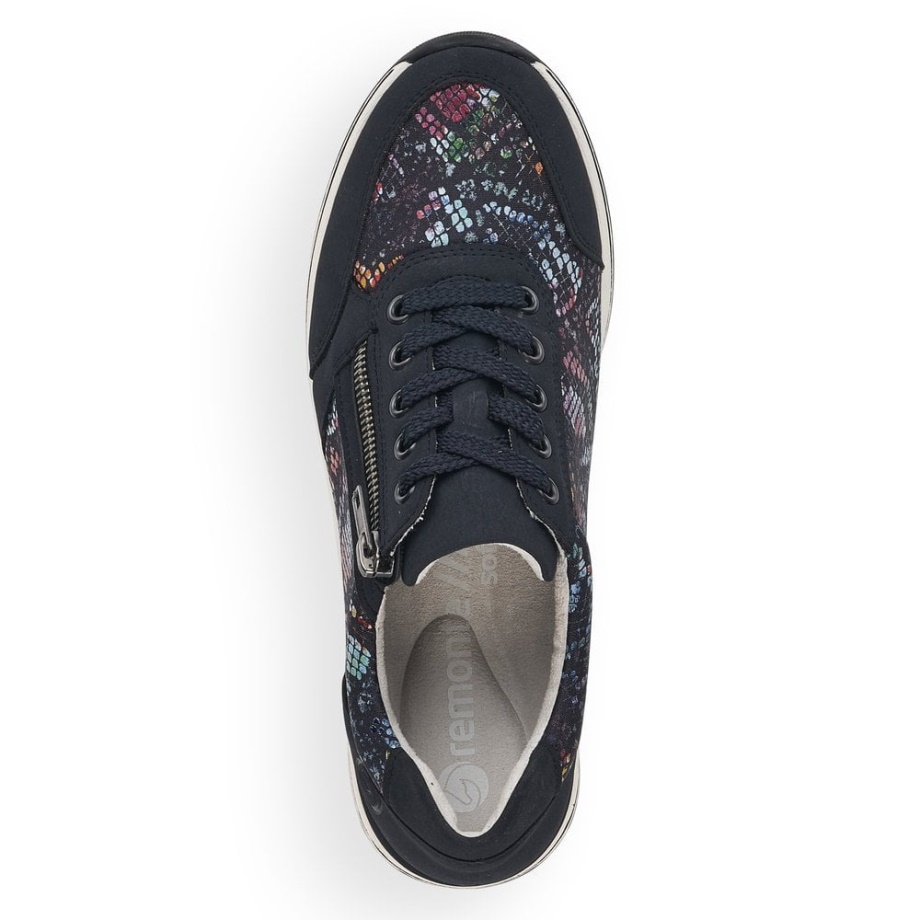 Buty Rieker Niebieski Remonte D3203 Damskie