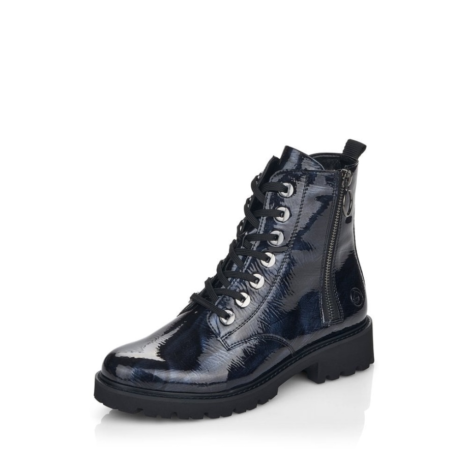 Rieker Niebieskie Remonte D8671 Damskie Buty