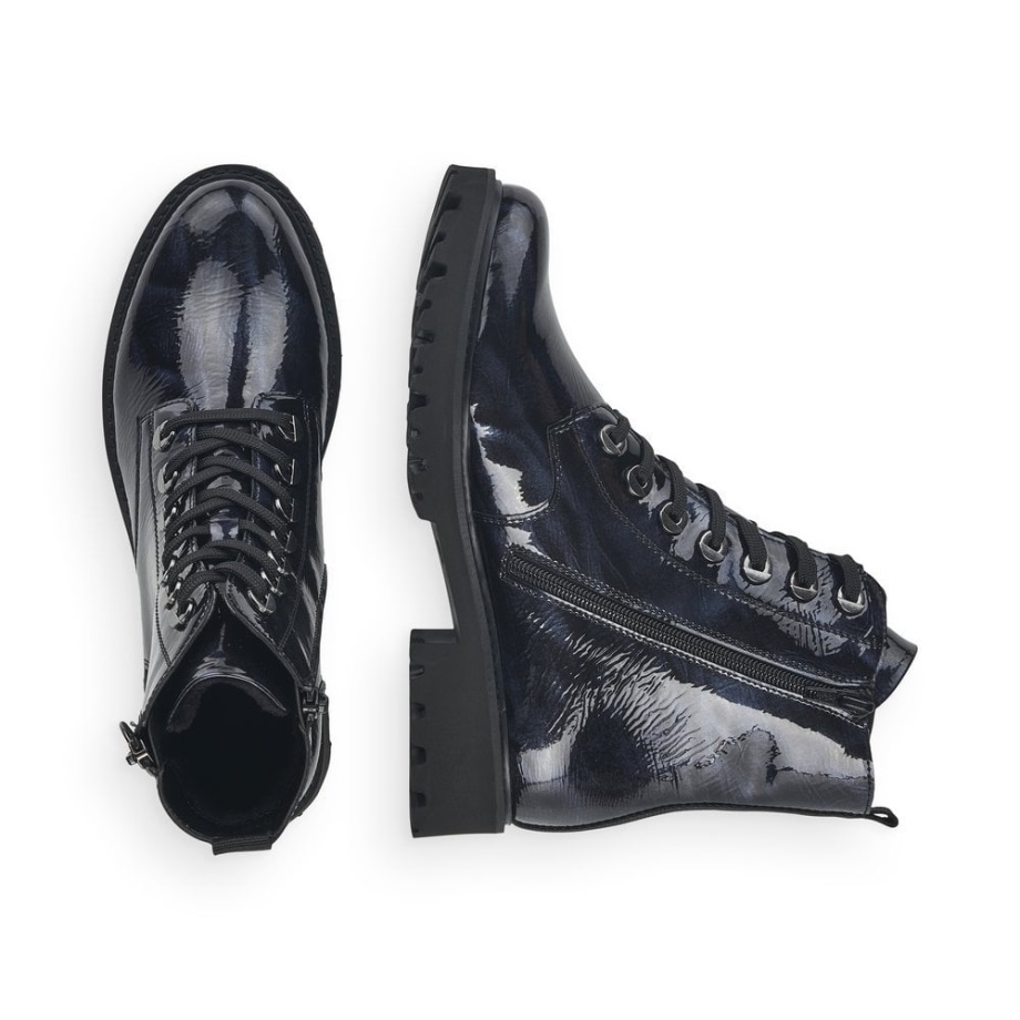 Rieker Niebieskie Remonte D8671 Damskie Buty