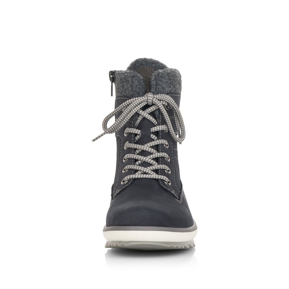 Rieker Niebieskie Remonte R8477 Damskie Buty