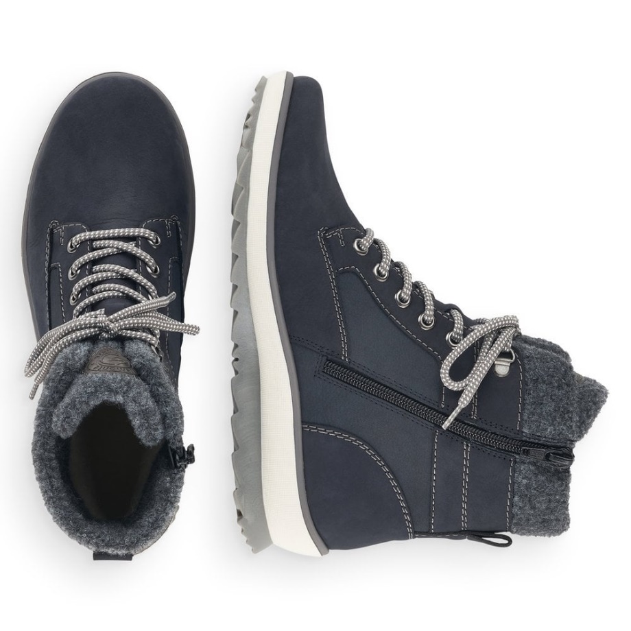 Rieker Niebieskie Remonte R8477 Damskie Buty