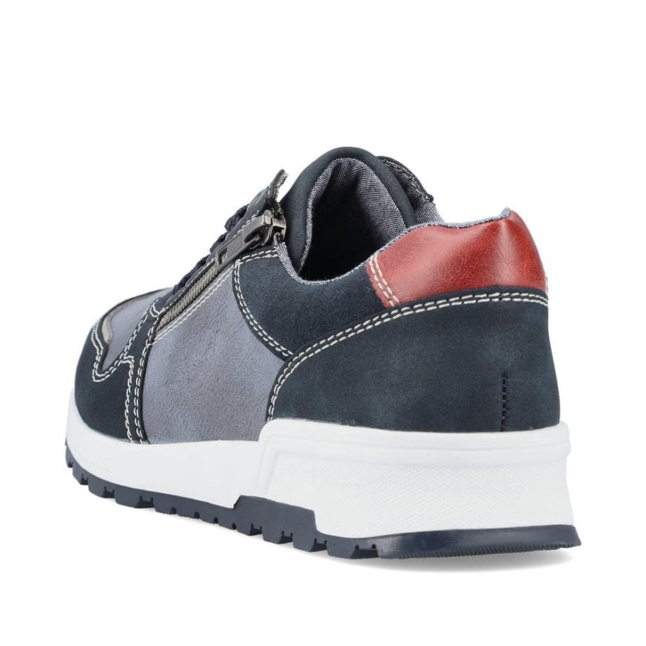 Niebieskie Buty Męskie Rieker 15116