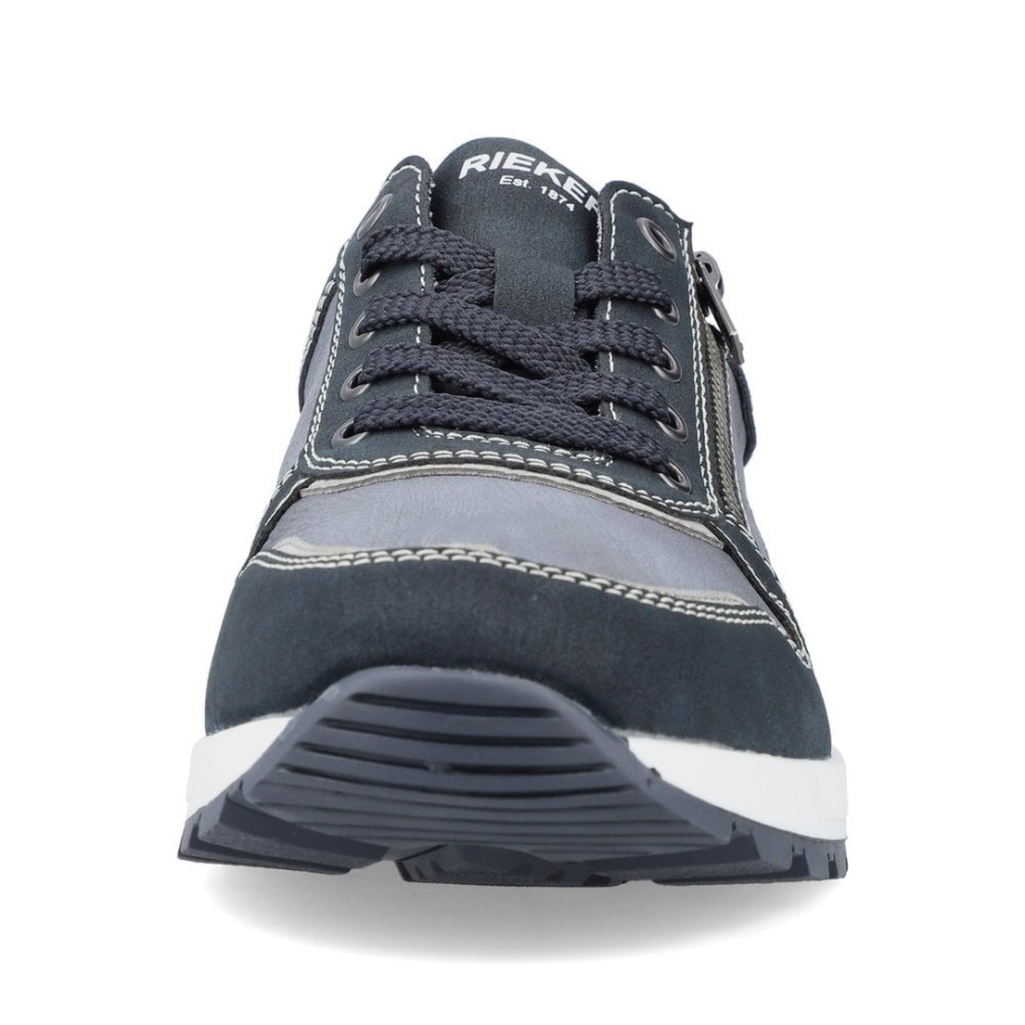 Niebieskie Buty Męskie Rieker 15116