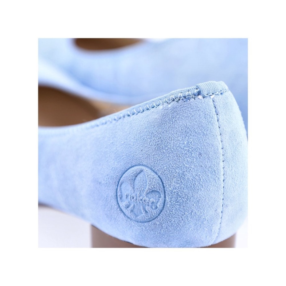 Niebieskie Buty Wsuwane Rieker 49260