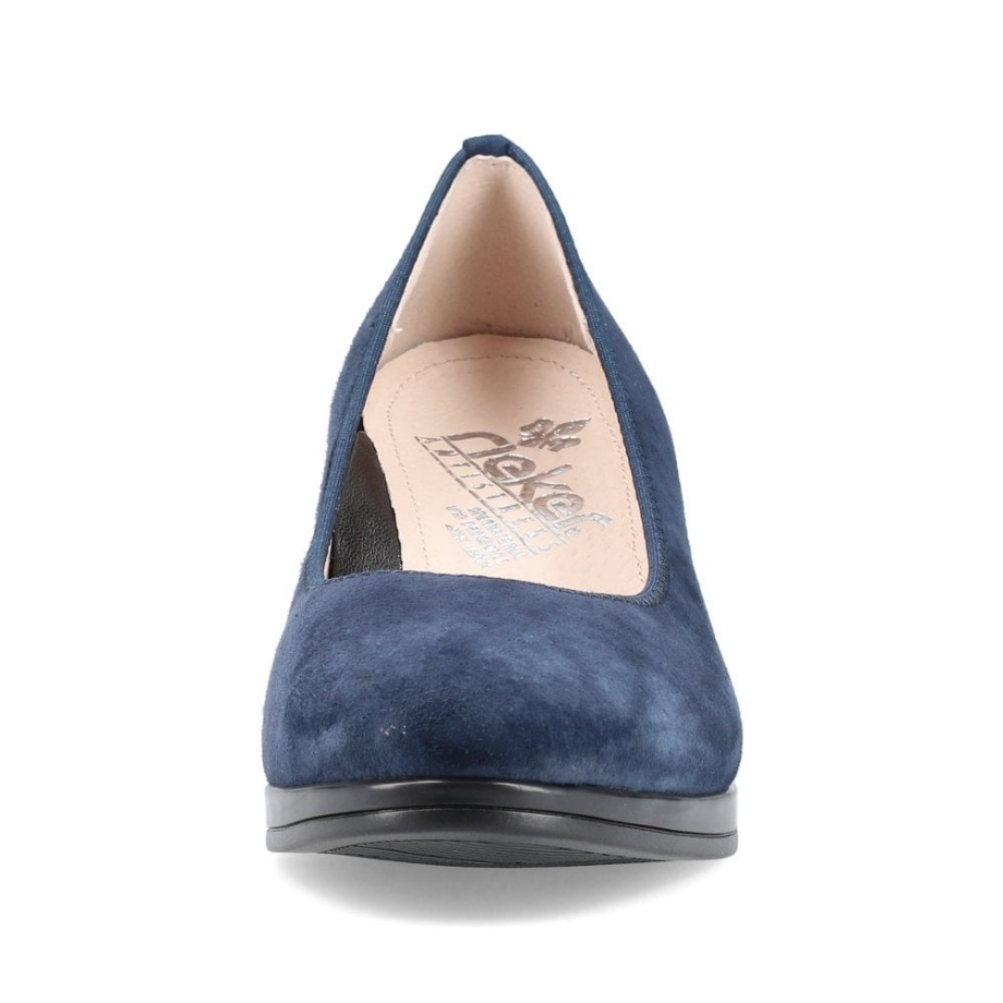 Niebieskie Buty Damskie Rieker 49560
