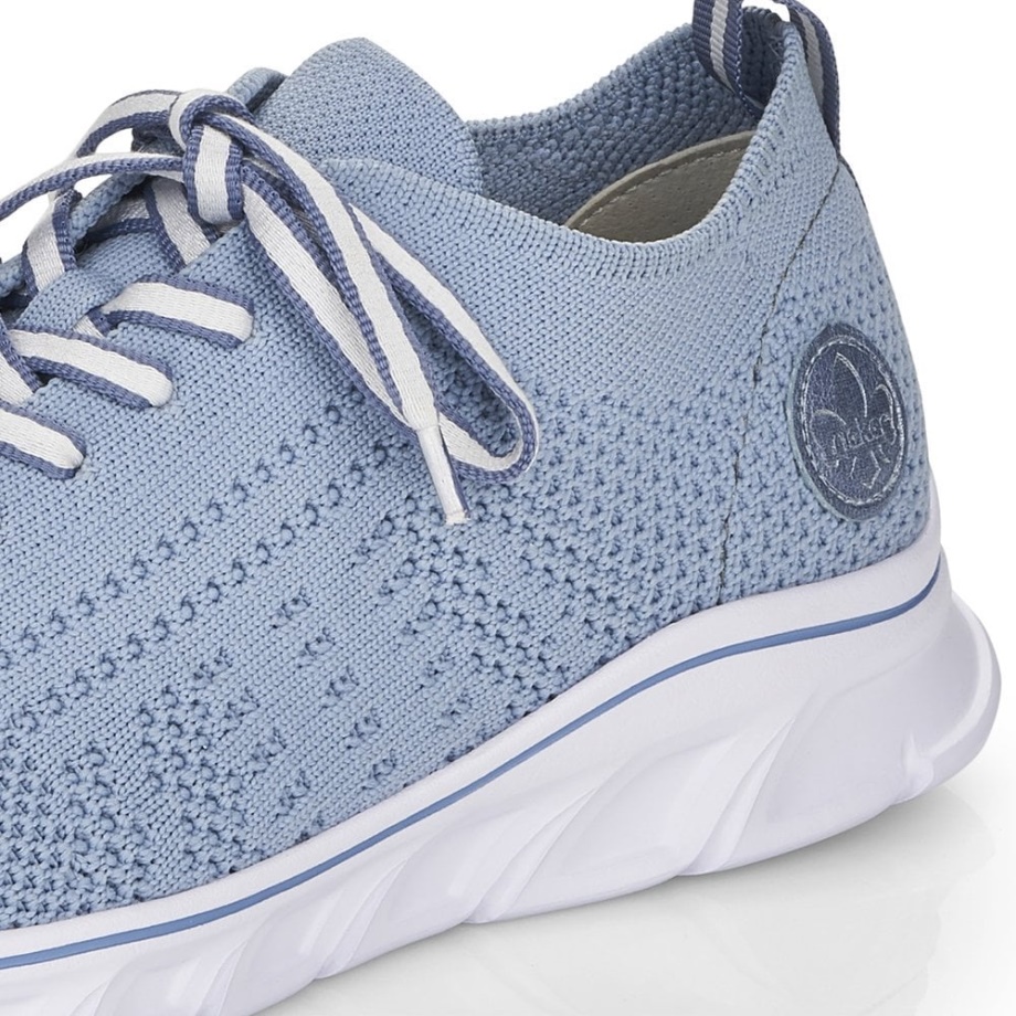 Niebieskie Buty Rieker 54020 Damskie