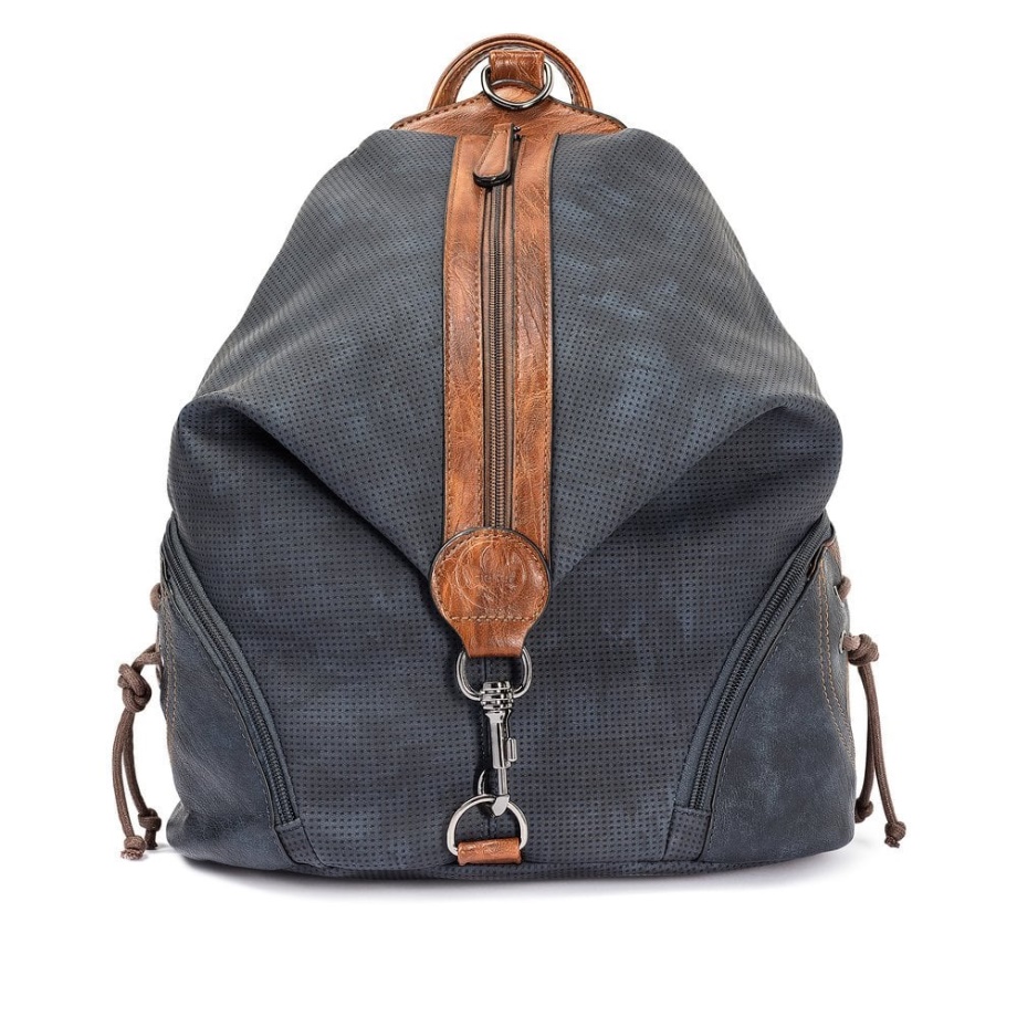 Niebieska Torebka Rieker H1055-14 Damska Niebieska Na Suwak