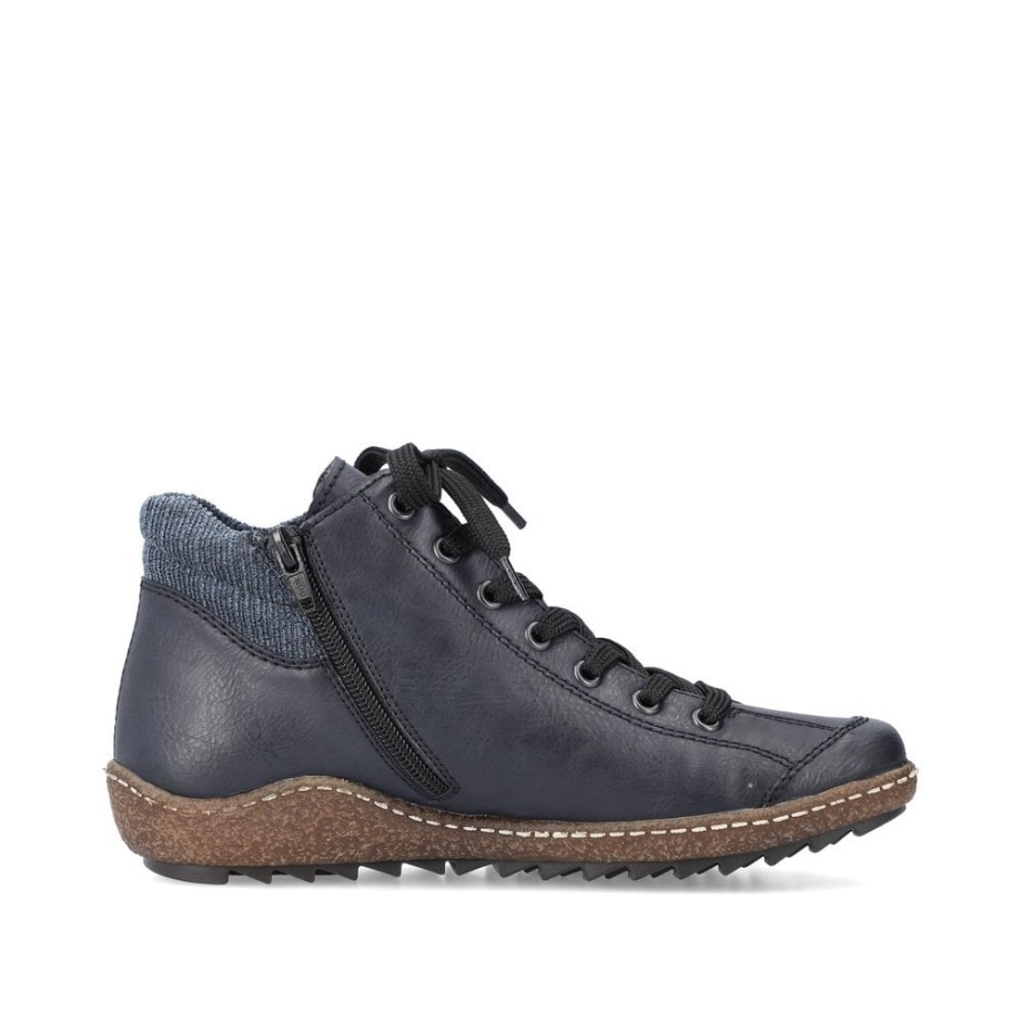 Niebieskie Kozaki Rieker L7514