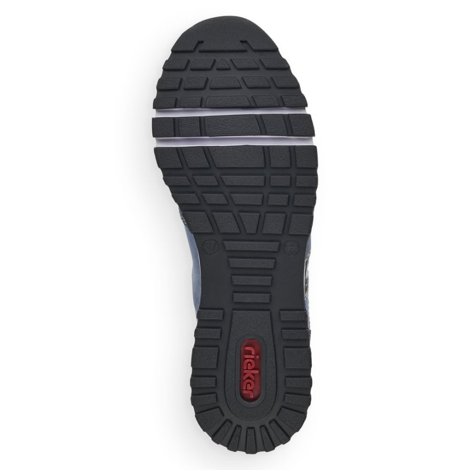 Niebieskie Buty Damskie Rieker N7421