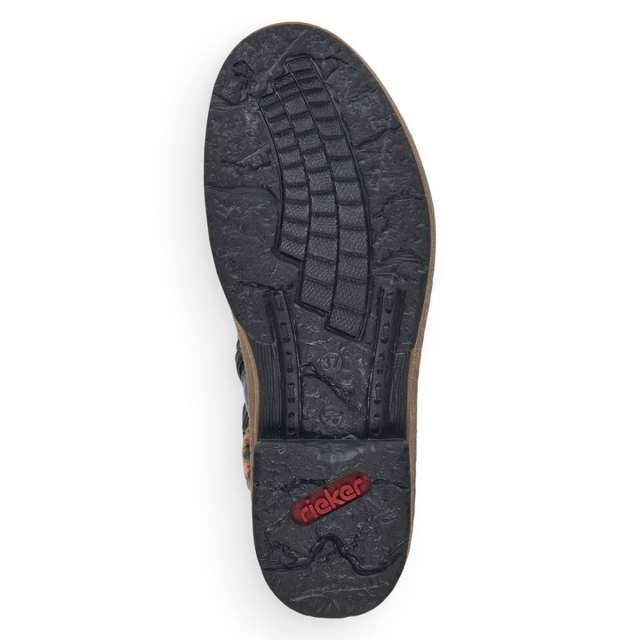 Niebieskie Kozaki Damskie Rieker Z6743