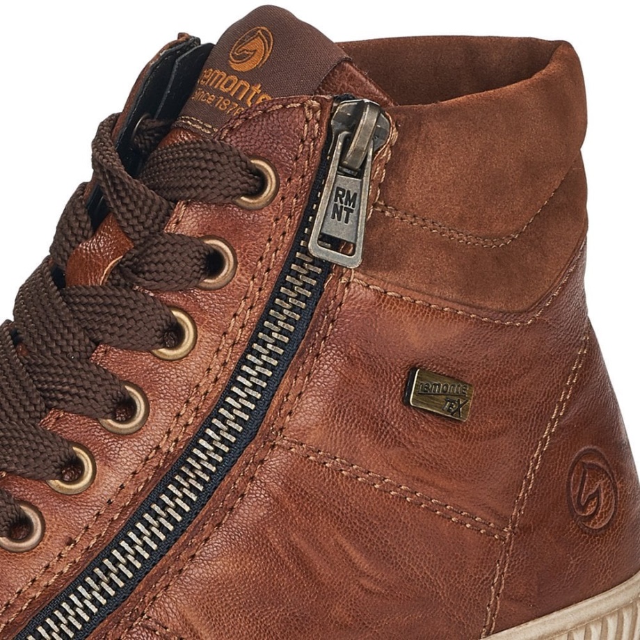 Buty Damskie Rieker Brązowe Remonte D0772