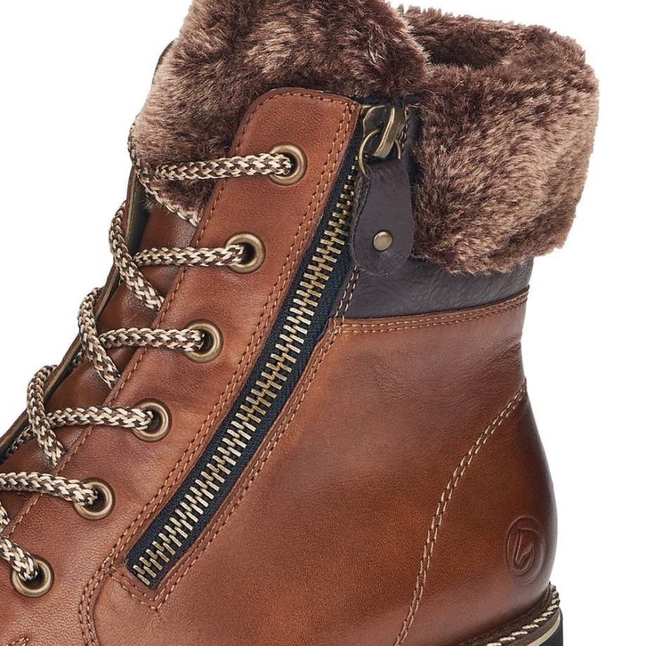 Buty Rieker Brązowe Remonte D8463 Damskie