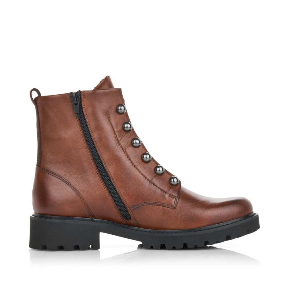 Buty Damskie Rieker Brązowe Remonte D8670