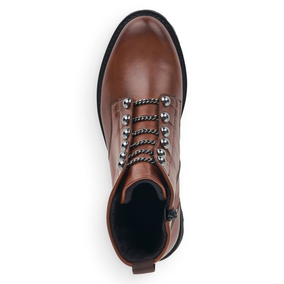 Buty Damskie Rieker Brązowe Remonte D8670