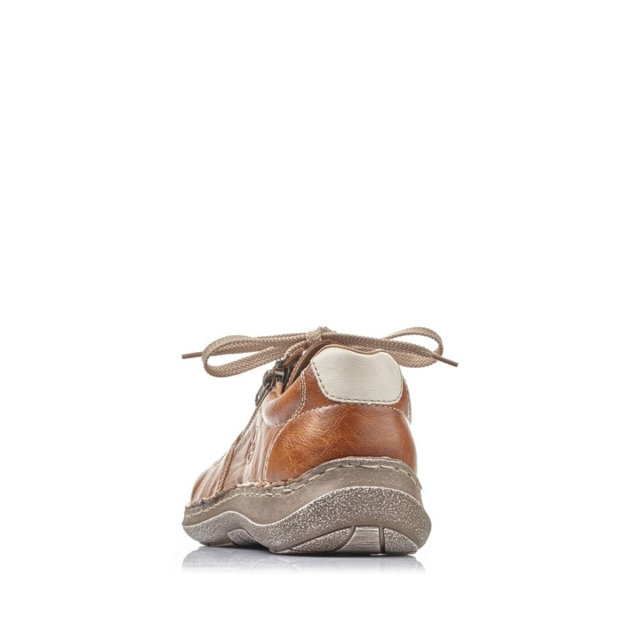Brązowe Buty Męskie Rieker 03030