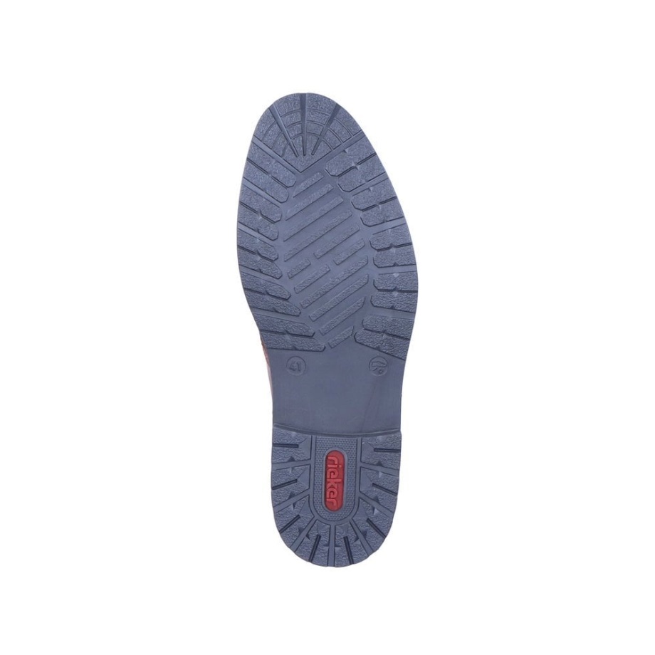 Brązowe Buty Męskie Rieker 14621
