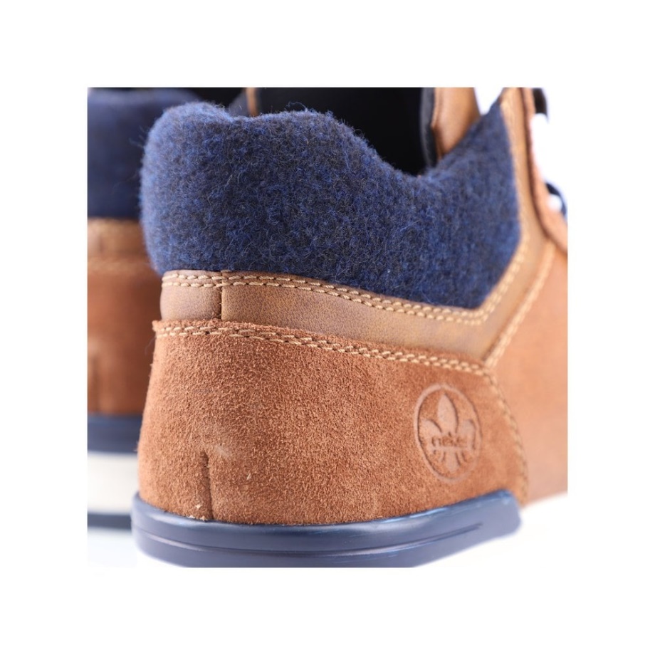 Brązowe Buty Męskie Rieker 36140