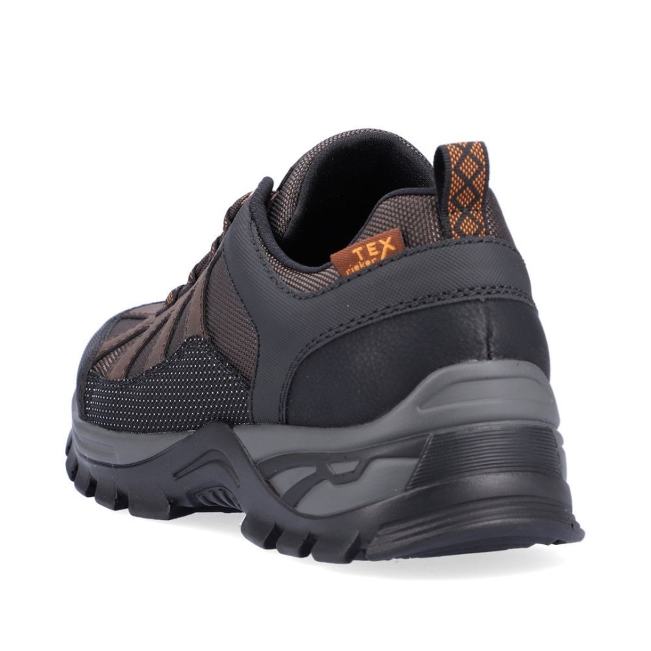 Brązowe Męskie Buty Rieker B6810