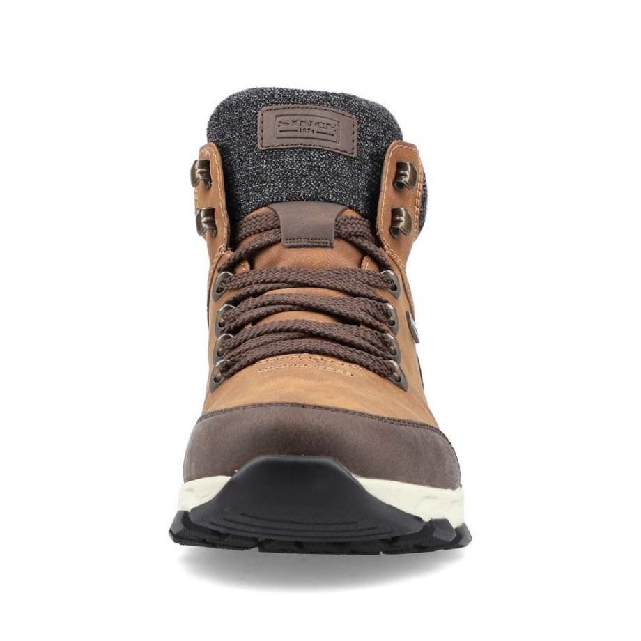 Brązowe Buty Męskie Rieker F6744