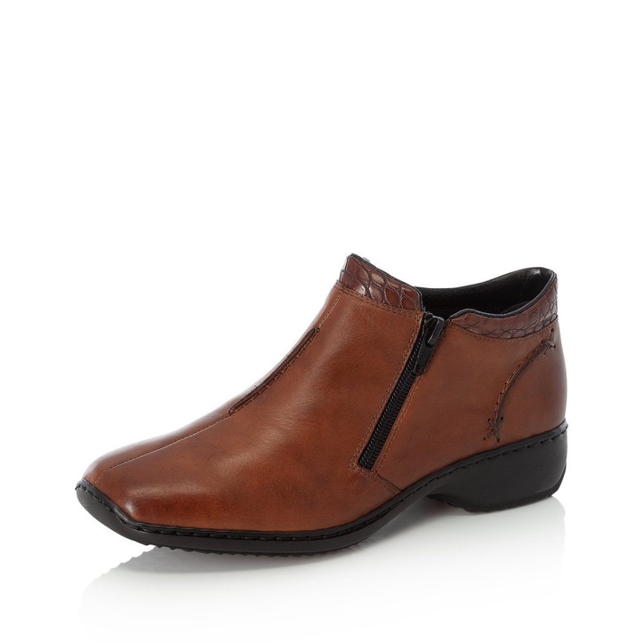 Brązowe Kozaki Rieker L3882