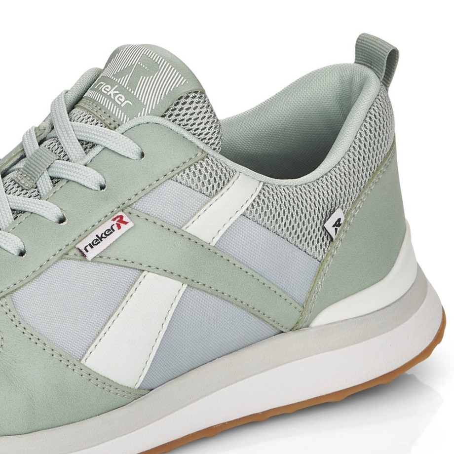 Damskie Buty Rieker R-evolution 42502 W Kolorze Zielonym