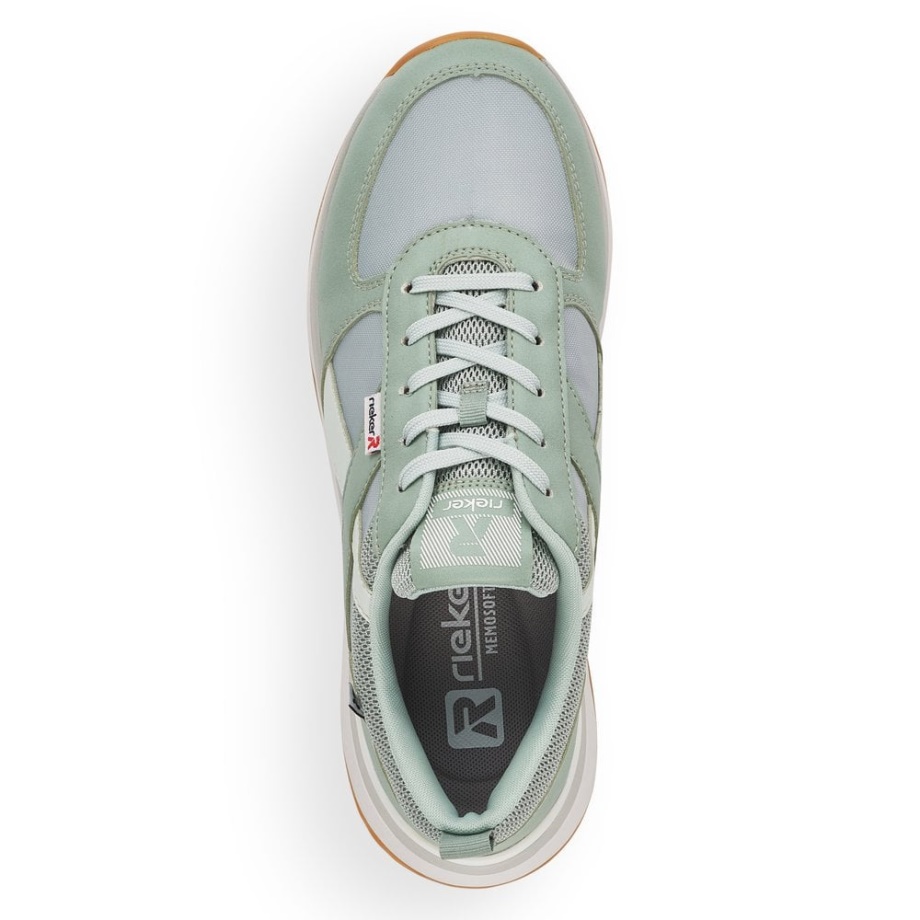 Damskie Buty Rieker R-evolution 42502 W Kolorze Zielonym