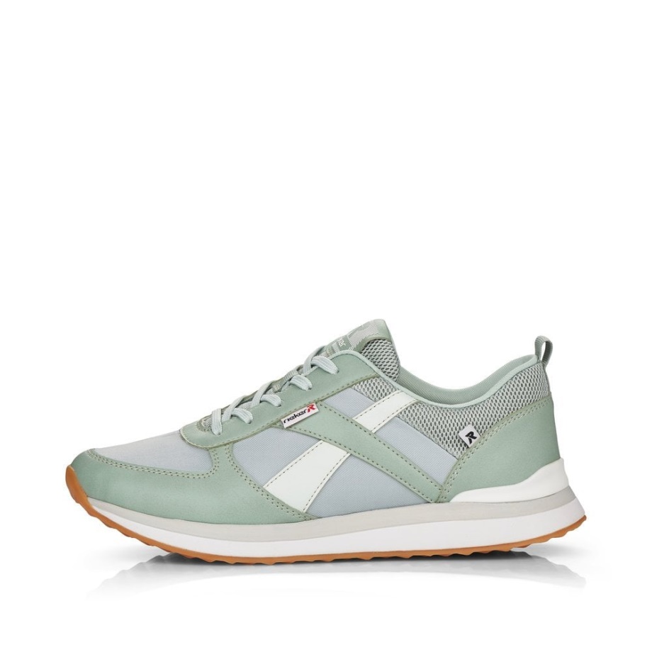 Damskie Buty Rieker R-evolution 42502 W Kolorze Zielonym