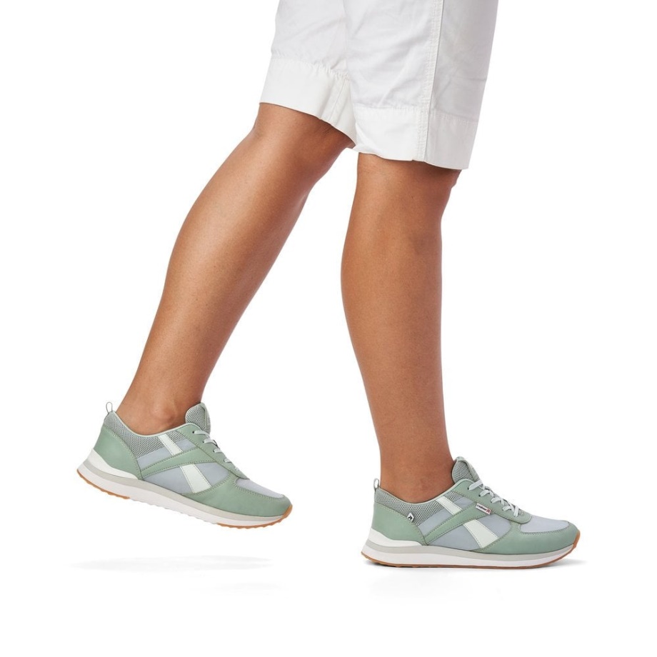 Damskie Buty Rieker R-evolution 42502 W Kolorze Zielonym