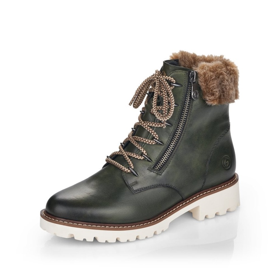 Rieker Zielone Remonte D8692 Damskie Buty